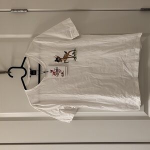 Zara Bambi NWT White T-Shirt